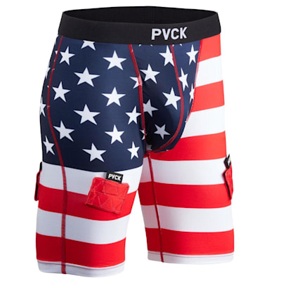 Youth hockey compression shorts with velcro store