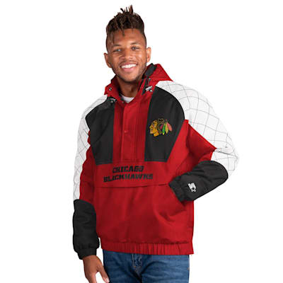 Chicago Blackhawks Red Vintage Starter Jacket, Medium