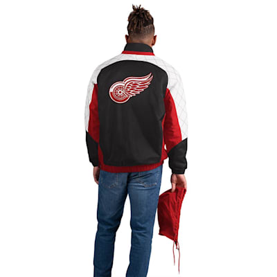  (G-III Sports Body Check Starter Jacket  - Detroit Red Wings - Adult)