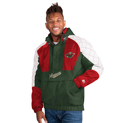 G-III Sports Body Check Starter Jacket - Minnesota Wild - Adult