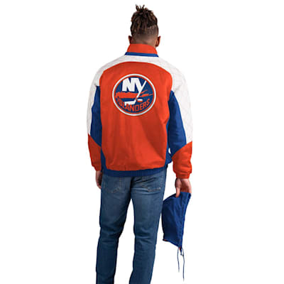  (G-III Sports Body Check Starter Jacket - New York Islanders - Adult)