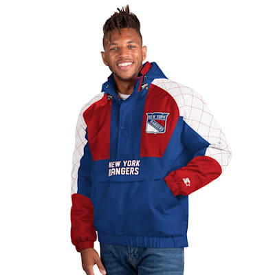 G-III Sports Body Check Starter Jacket - New York Rangers - Adult