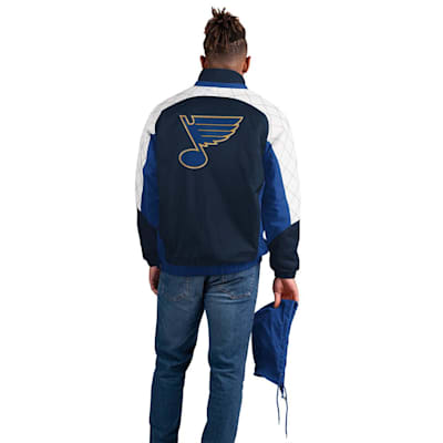 G-III Sports St. Louis Blues White Team Track Jacket - Senior