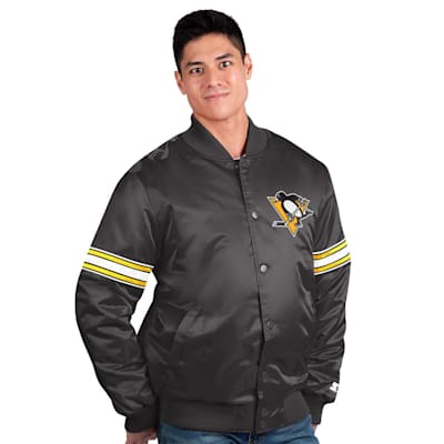  (G-III Sports Pick And Roll Starter Jacket - Pittsburgh Penguins - Adult)