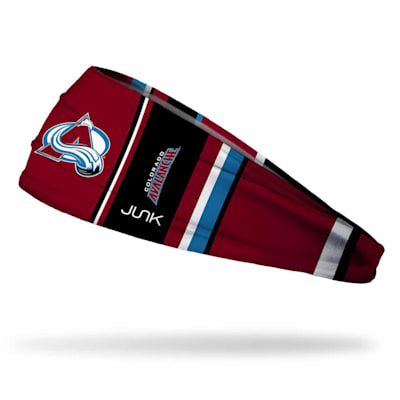  (JUNK Brands NHL Logo Headband - Colorado Avalanche)
