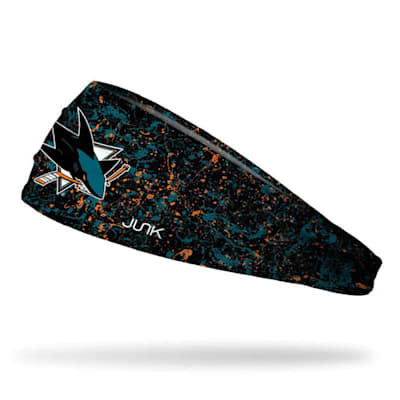  (JUNK Brands NHL Logo Headband - San Jose Sharks)