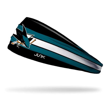  (JUNK Brands NHL Logo Headband - San Jose Sharks)