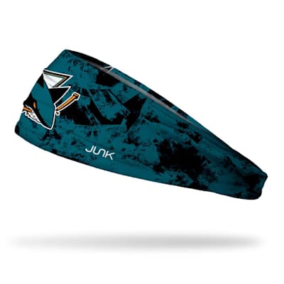  (JUNK Brands NHL Logo Headband - San Jose Sharks)