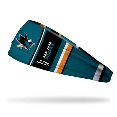  (JUNK Brands NHL Logo Headband - San Jose Sharks)