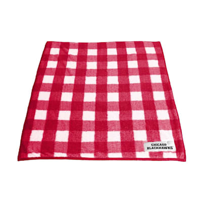  (Logo Brands Buffalo Check Fleece - Chicago Blackhawks)