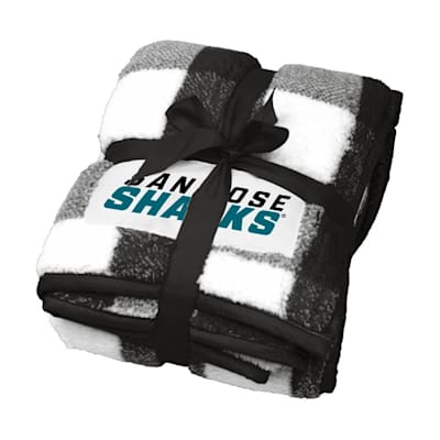  (Logo Brands Buffalo Check Fleece - San Jose Sharks)