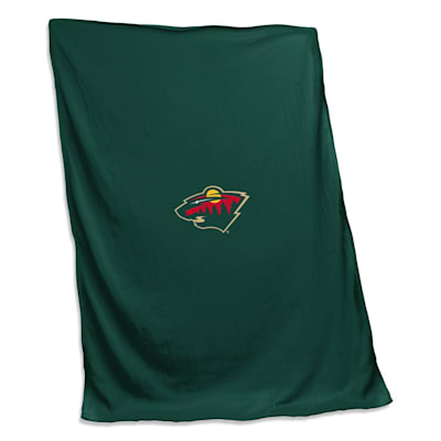  (Logo Brands Sweatshirt Blanket - Minnesota Wild)