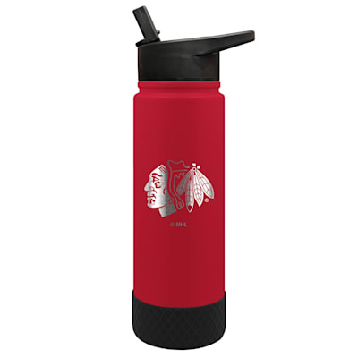  (Great American Products Thirst Water Bottle 24oz - Chicago Blackhawks)