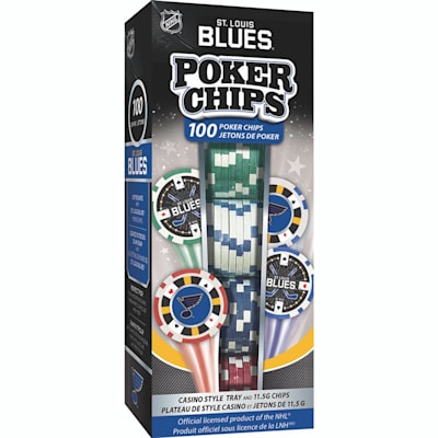  (MasterPieces 100 Pack Poker Chips - St. Louis Blues)