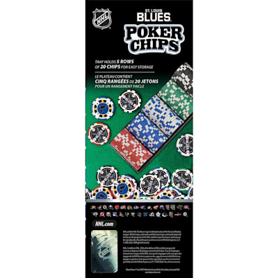  (MasterPieces 100 Pack Poker Chips - St. Louis Blues)