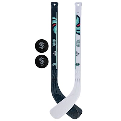  (Franklin NHL Mini Hockey Stick Set - Seattle Kraken)