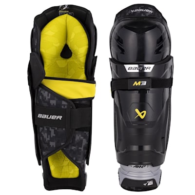  (Bauer Supreme M3 Hockey Shin Guards - Intermediate)