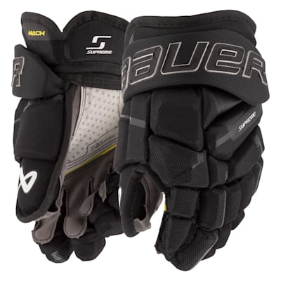  (Bauer Supreme MACH Hockey Gloves - Junior)
