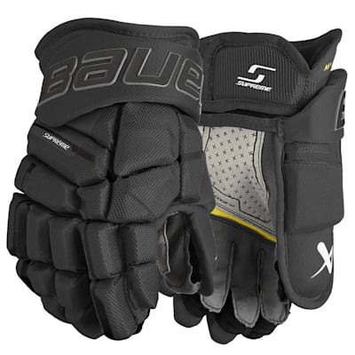  (Bauer Supreme MACH Hockey Gloves - Junior)