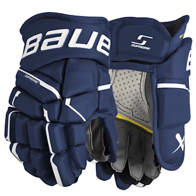  (Bauer Supreme MACH Hockey Gloves - Junior)