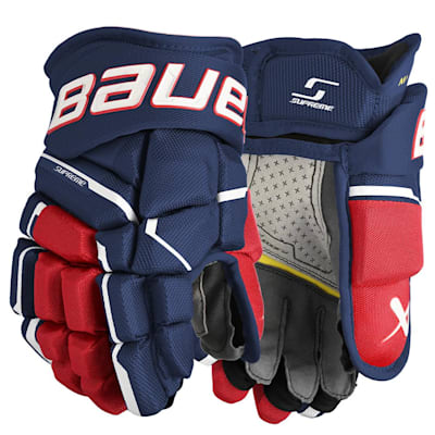  (Bauer Supreme MACH Hockey Gloves - Junior)