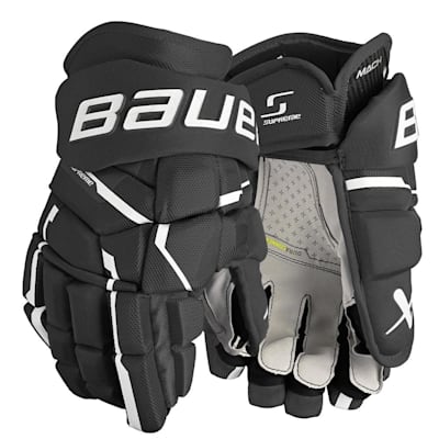 Bauer Supreme Mach サイズ13 黒 Bauer Supreme MACH Hockey Gloves - Intermediate | Pure Hockey