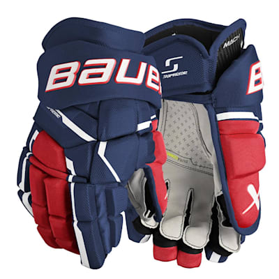  (Bauer Supreme MACH Hockey Gloves - Intermediate)