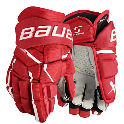  (Bauer Supreme MACH Hockey Gloves - Intermediate)