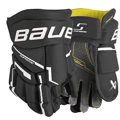  (Bauer Supreme MACH Hockey Gloves - Youth)