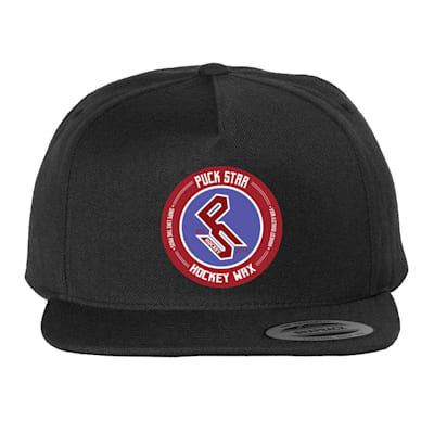  (Puck Star Hockey Flat Brim Snapback Hat - Adult)