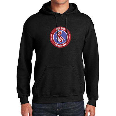  (Puck Star Hockey Wax Logo Hoodie - Adult)
