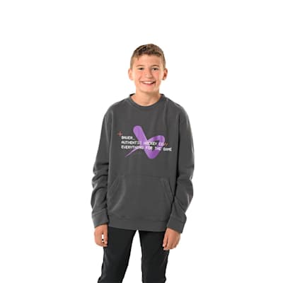 Bauer Kanga Crew Neck Sweatshirt Youth Pure Hockey Equipment