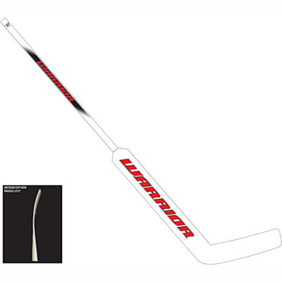 Warrior Swagger SR2 Intermediate Links Warrior Swagger SR2 Goalie Stick - Intermediate 23,5', Linkshänder, Pattern: Quick MID Lie 13 Links Spielseite
