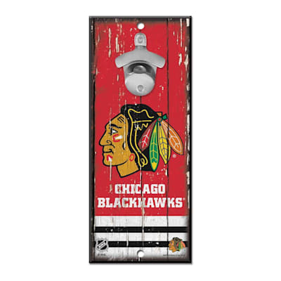  (Wincraft Bottle Opener Sign - Chicago Blackhawks)