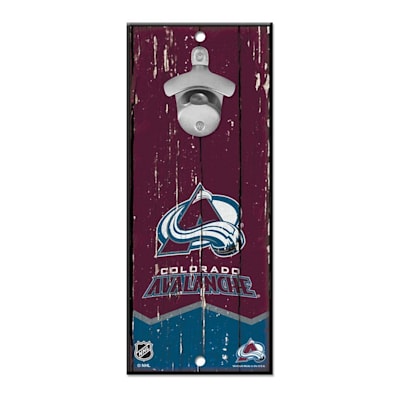  (Wincraft Bottle Opener Sign - Colorado Avalanche)