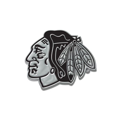  (Wincraft Chrome Free Form Auto Emblem - Chicago Blackhawks)
