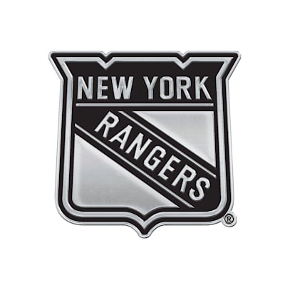  (Wincraft Chrome Free Form Auto Emblem - NY Rangers)