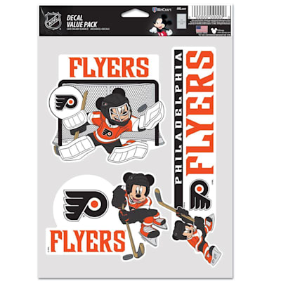  (Wincraft Mickey Multi-Use Decal 3pk - Philadelphia Flyers)