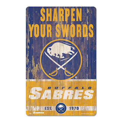 (Wincraft Slogan NHL Wood Sign - 11" x 17" - Buffalo Sabres)