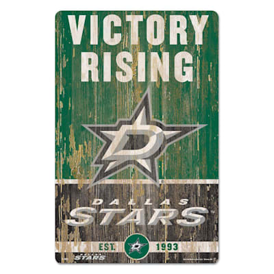  (Wincraft Slogan NHL Wood Sign - 11" x 17" - Dallas Stars)