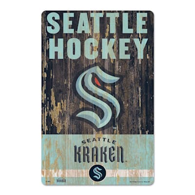  (Wincraft NHL Slogan Wood Sign - 11" x 17" - Seattle Kraken)