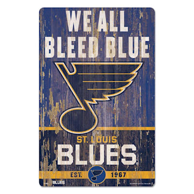 (Wincraft Slogan NHL Wood Sign - 11" x 17" - St. Louis Blues)