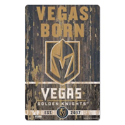  (Wincraft Slogan NHL Wood Sign - 11" x 17" - Vegas Golden Knights)