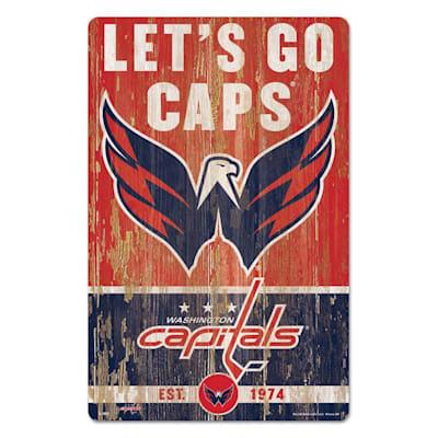 (Wincraft Slogan NHL Wood Sign - 11" x 17" - Washington Capitals)