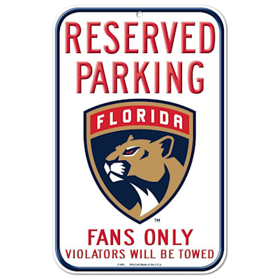  (Wincraft NHL Parking Sign - Florida Panthers)