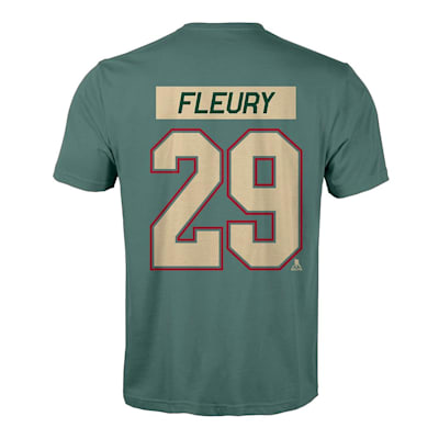 Levelwear Minnesota Wild Name Number T Shirt Fleury Adult