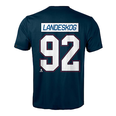  (Levelwear Colorado Avalanche Name & Number T-Shirt - Landeskog - Adult)