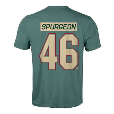  (Levelwear Minnesota Wild Name & Number T-Shirt - Spurgeon - Adult)