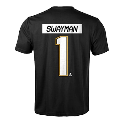  (Levelwear Boston Bruins Name & Number T-Shirt - Swayman - Adult)