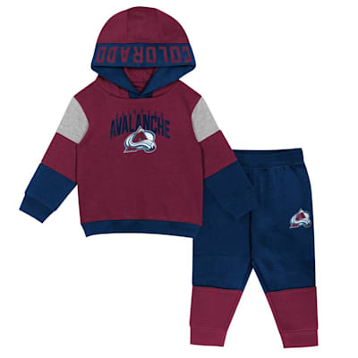 Outerstuff NHL Youth Boys Colorado Avalanche Primary Logo Fleece Hoodi –  Fanletic